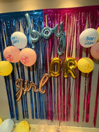 Gender Reveal Balloons, 12" Pink Blue Yellow Baby Shower Decor (12 Pack)