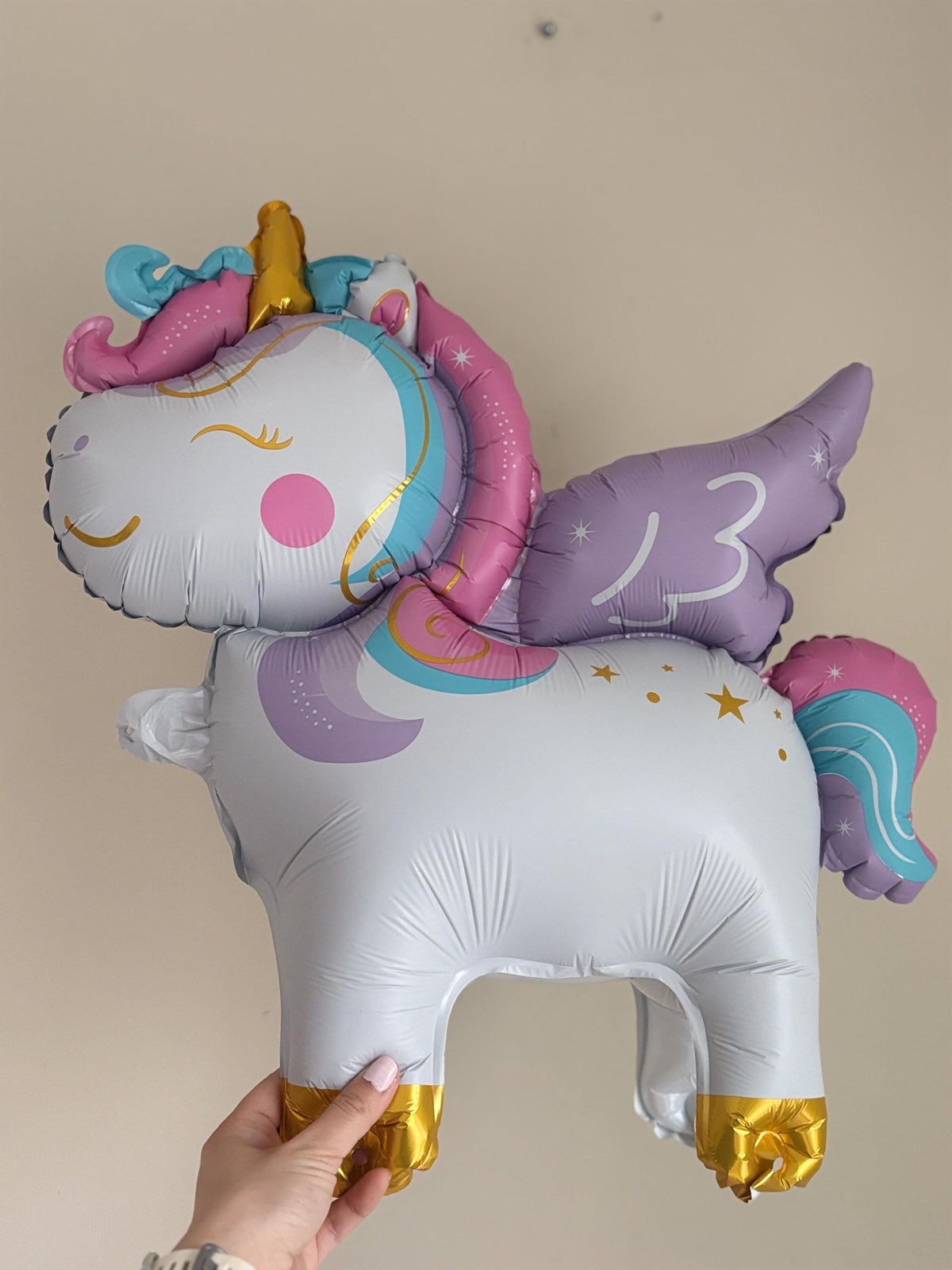Unicorn Birthday Number Balloon Stack | Customizable Decor | DIY Balloons for Girls' Parties