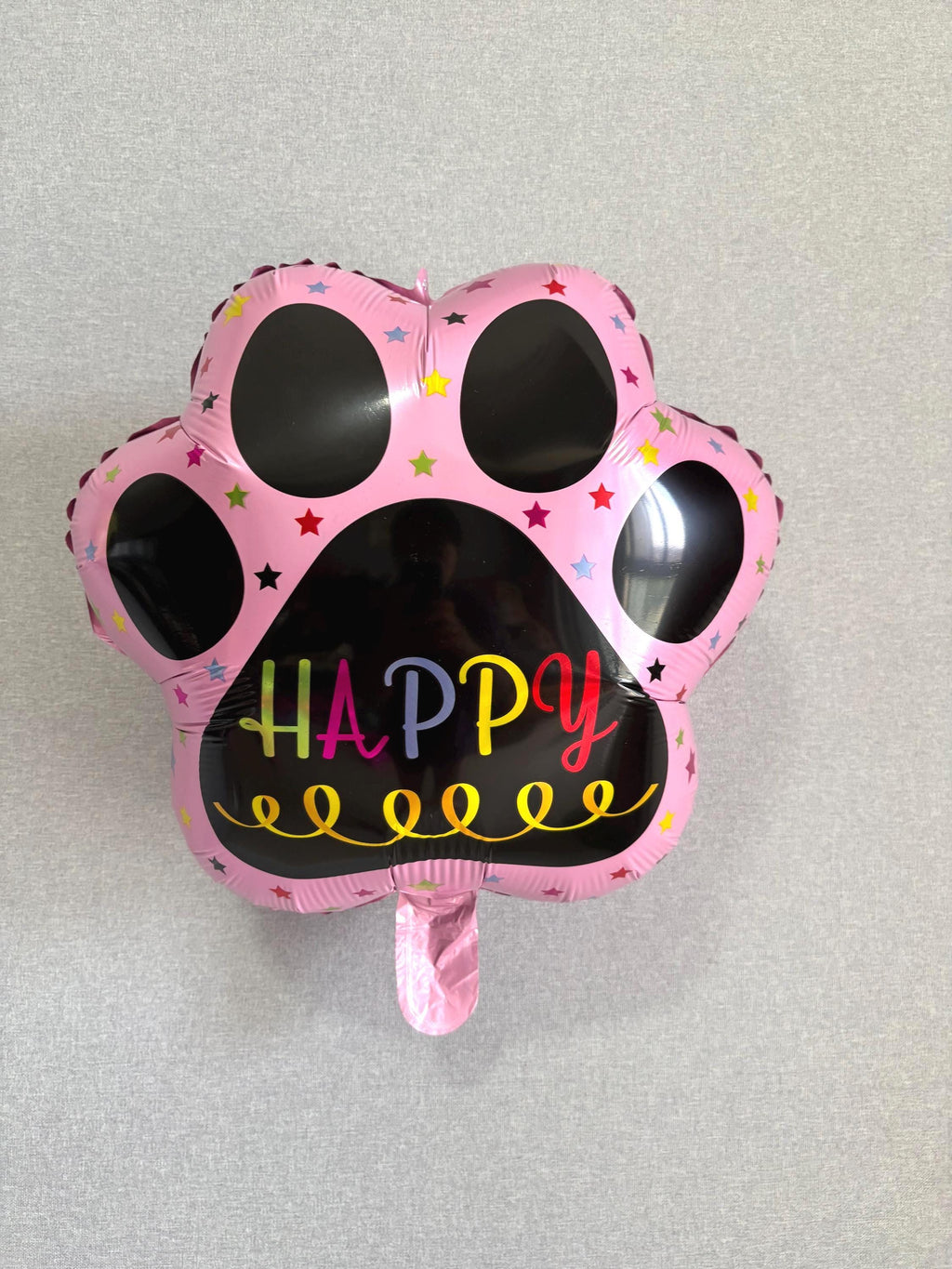 Happy Paw Print Balloon | Dog Birthday Balloon | Cat Birthday Balloon | Pet Party Decor | Pawty Balloon | Dog Cat Lover Gift