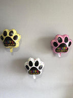 Happy Paw Print Balloon | Dog Birthday Balloon | Cat Birthday Balloon | Pet Party Decor | Pawty Balloon | Dog Cat Lover Gift