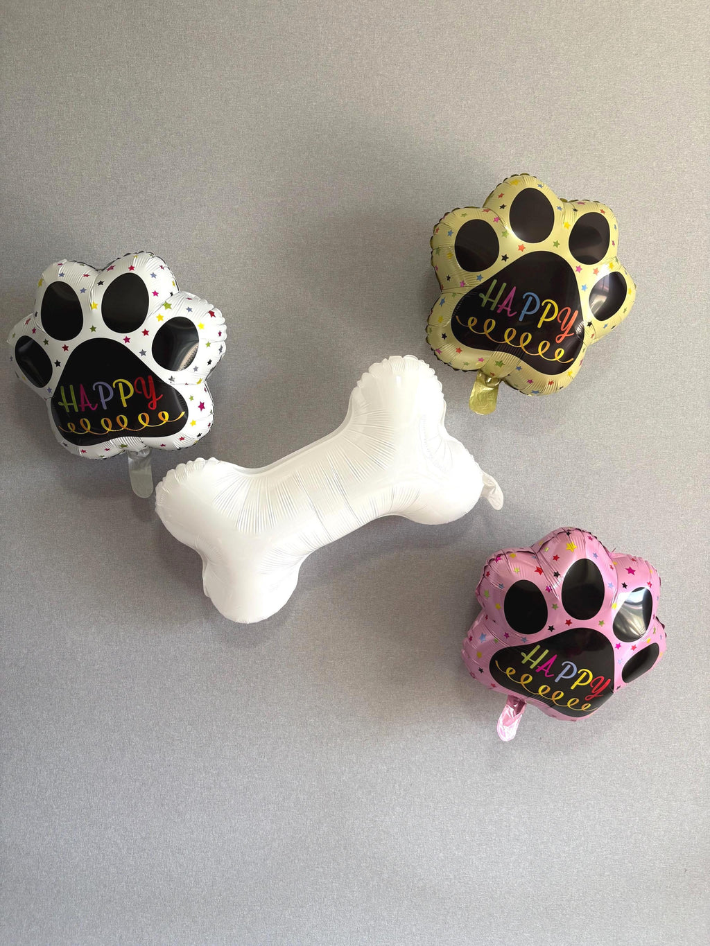 Happy Paw Print Balloon | Dog Birthday Balloon | Cat Birthday Balloon | Pet Party Decor | Pawty Balloon | Dog Cat Lover Gift