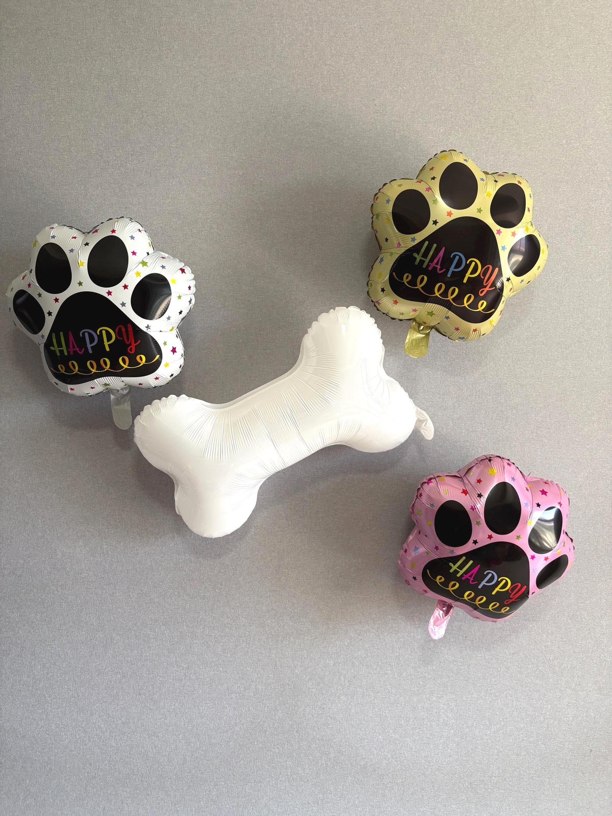 Happy Paw Print Balloon | Dog Birthday Balloon | Cat Birthday Balloon | Pet Party Decor | Pawty Balloon | Dog Cat Lover Gift