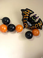 Halloween Bat Balloon |Happy Halloween Foil Balloon |Spooky Bat Party Decor |Halloween Party Decoration | Black Bat Balloon | Perth Balloons