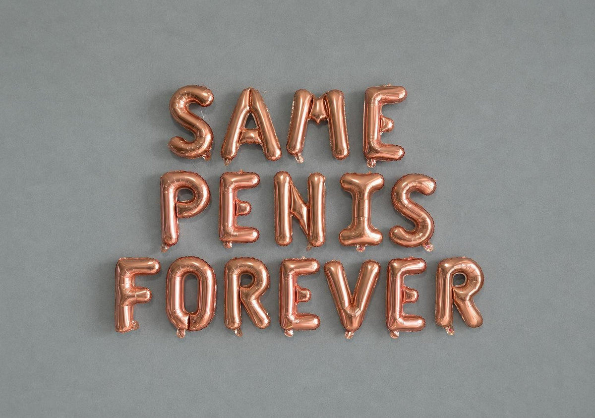 16'' Same Penis Forever Balloons, Hens Party Decorations, Bachelorette Party Balloon, Funny Bridal Shower Decor, Cheeky Wedding Balloons
