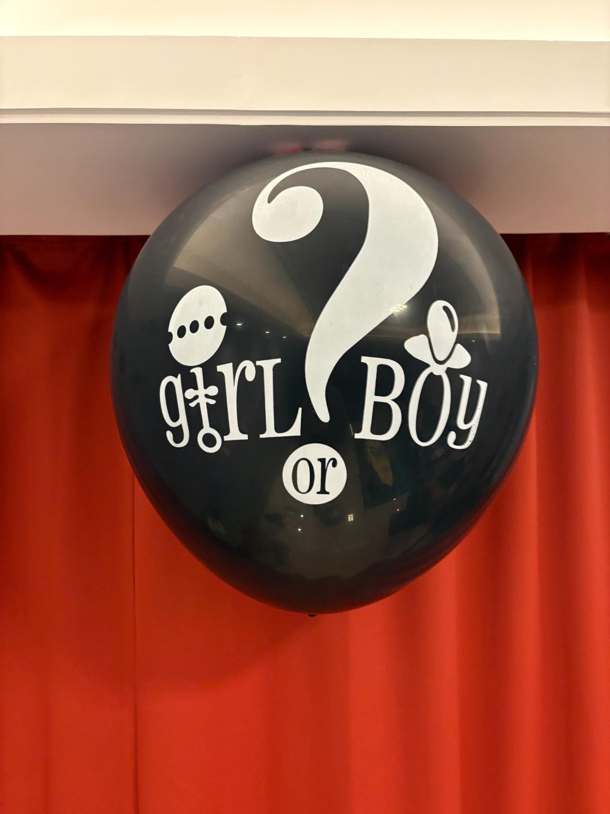 36" Gender Reveal Balloon, Boy or Girl Balloon, Gender Reveal Party Decor, Baby Shower Balloon, Pink or Blue Confetti Balloon