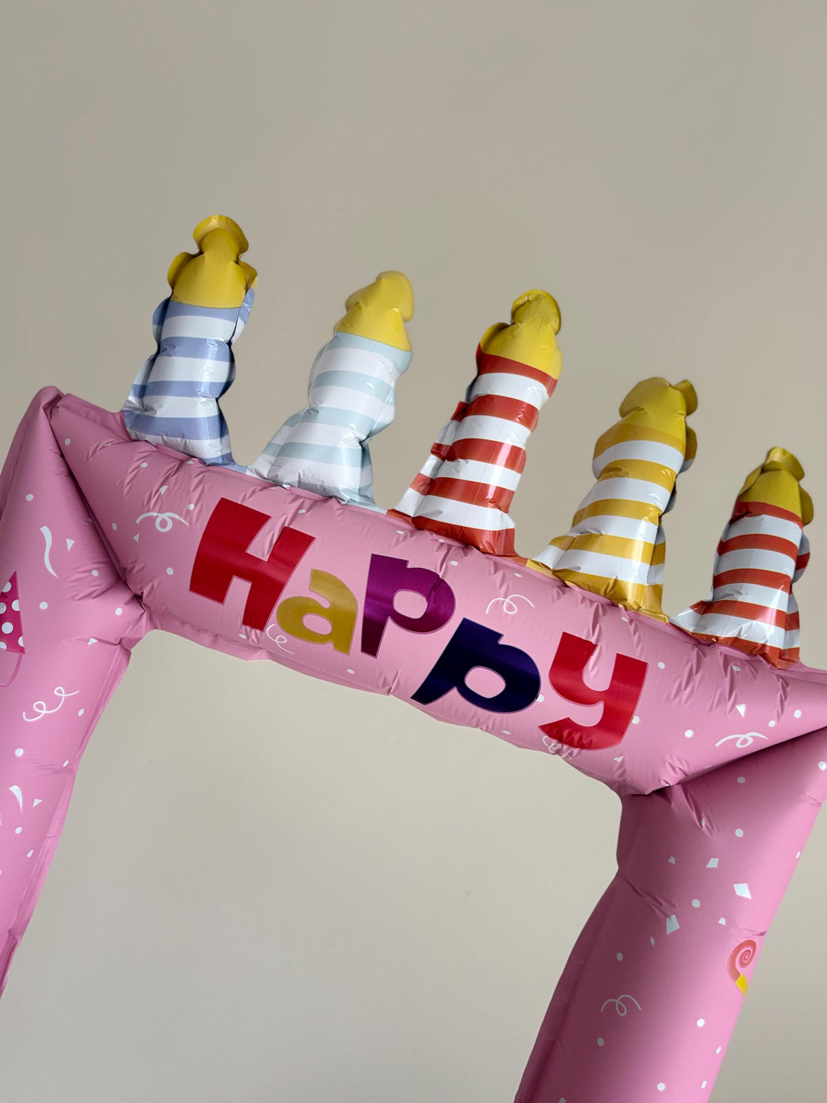Happy Birthday Photo Frame Balloon, Birthday Photo Booth Prop, Kids Birthday Party Decorations, Inflatable Birthday Frame, Birthday Backdrop