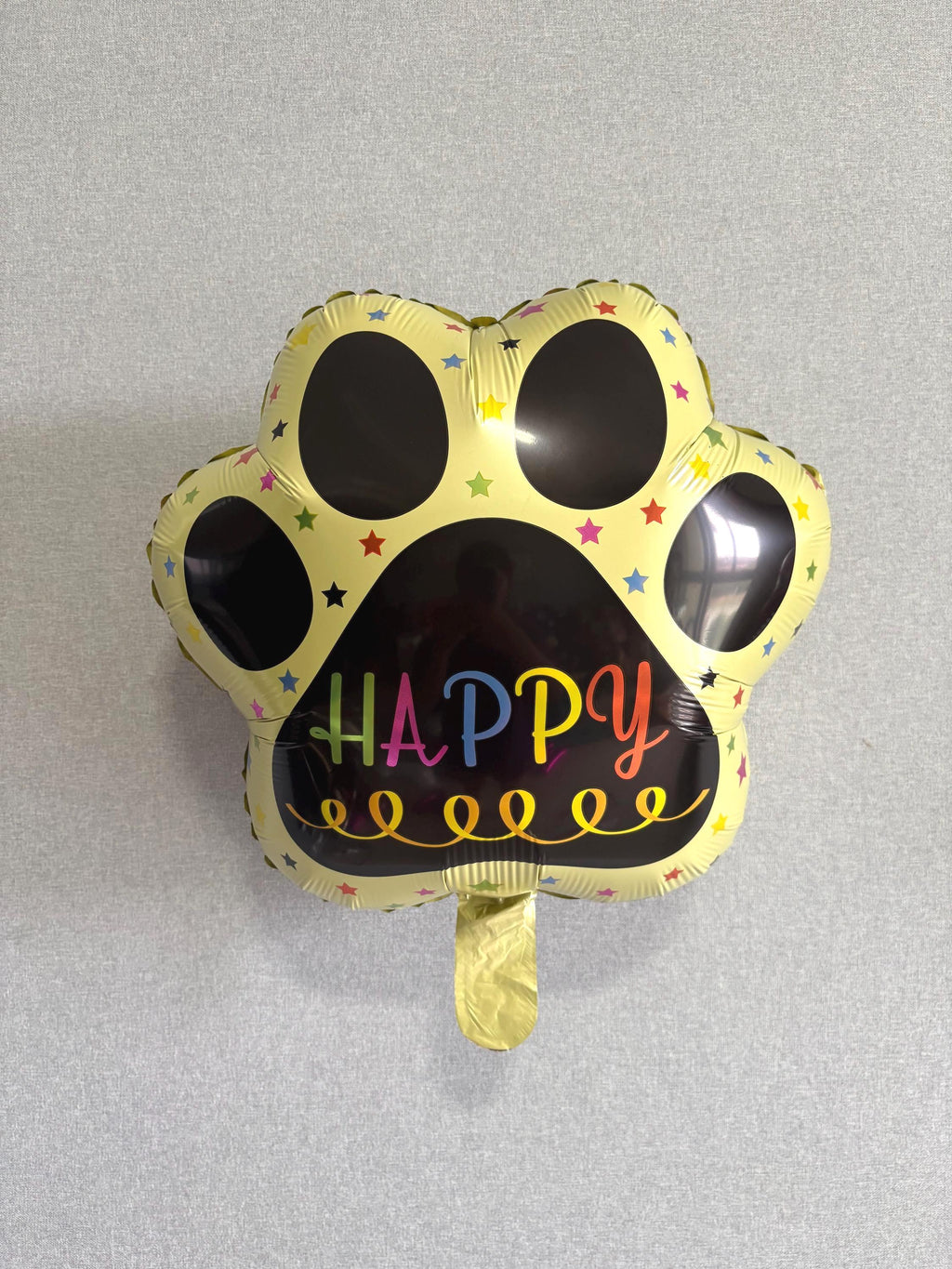 Happy Paw Print Balloon | Dog Birthday Balloon | Cat Birthday Balloon | Pet Party Decor | Pawty Balloon | Dog Cat Lover Gift