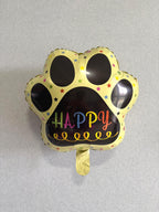 Happy Paw Print Balloon | Dog Birthday Balloon | Cat Birthday Balloon | Pet Party Decor | Pawty Balloon | Dog Cat Lover Gift