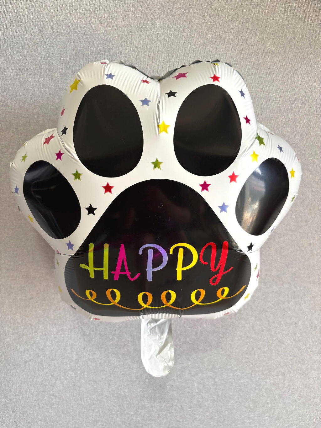 Happy Paw Print Balloon | Dog Birthday Balloon | Cat Birthday Balloon | Pet Party Decor | Pawty Balloon | Dog Cat Lover Gift