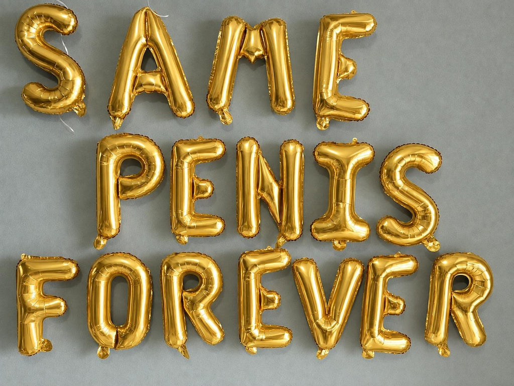 16'' Same Penis Forever Balloons, Hens Party Decorations, Bachelorette Party Balloon, Funny Bridal Shower Decor, Cheeky Wedding Balloons