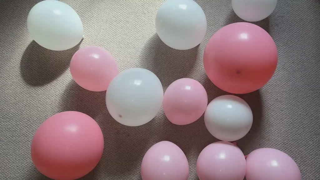 Blush Pink & White Balloon Bouquet | Birthday Balloon | Baby Shower Decor | Baby Girl Balloons | Mothers' Day Gifts | Valentine's Day |Perth
